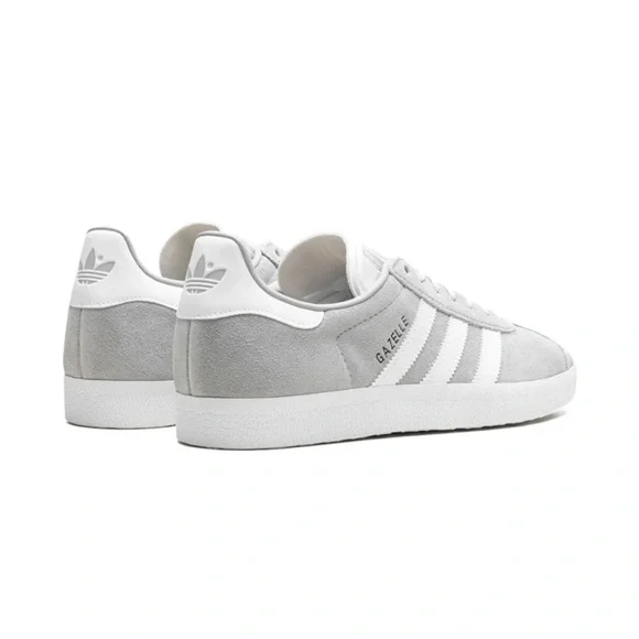 Adidas Gazelle Suede Sneakers in Gray and White - Picture 2 of 10